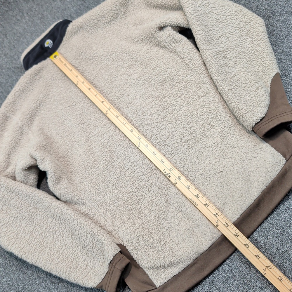 Mountain Hardwear Gorpcore Monkey Woman Fleece Jacket M Tan Brown Full Zip Coat - Picture 7 of 9